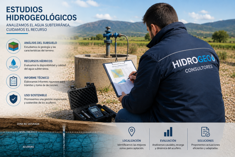 Estudios Hidrogeológicos para confederación