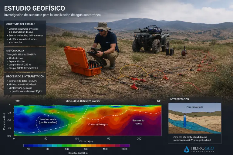 Qué es un estudio hidrogeológico y para qué sirve Análisis geofísico para localización de aguas subterráneas